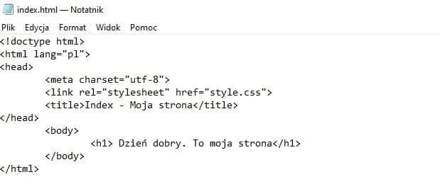 Jak łatwo stworzyć index.html i zbudować swoją pierwszą stronę