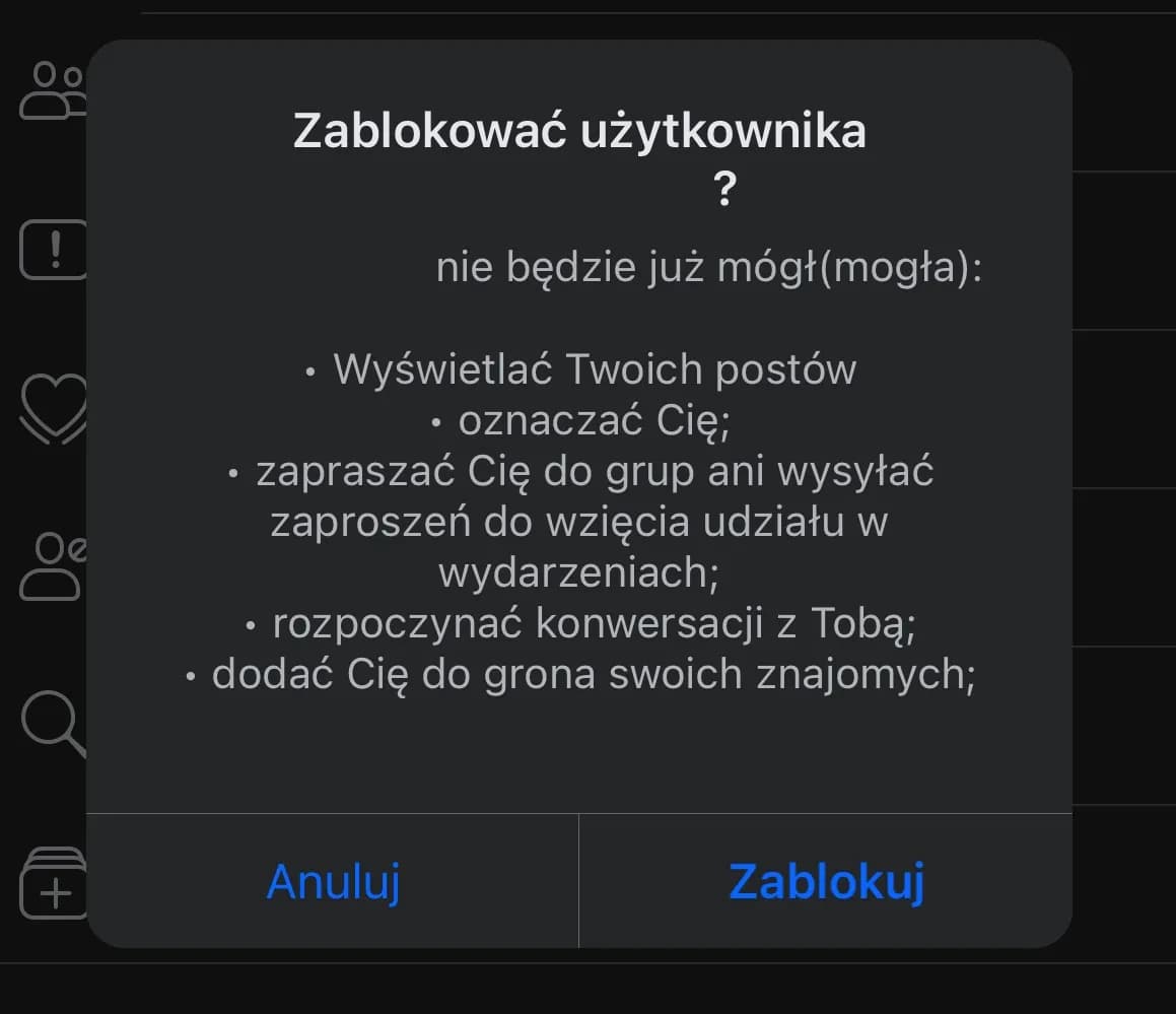 Jak zablokować kogoś na Messengerze - informacje dla użytkowników