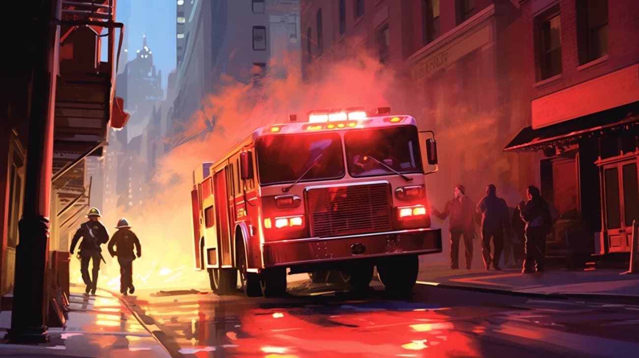 3 syreny alarmowe - 6 długich sygnałów strażackich - Sygnały alarmowe