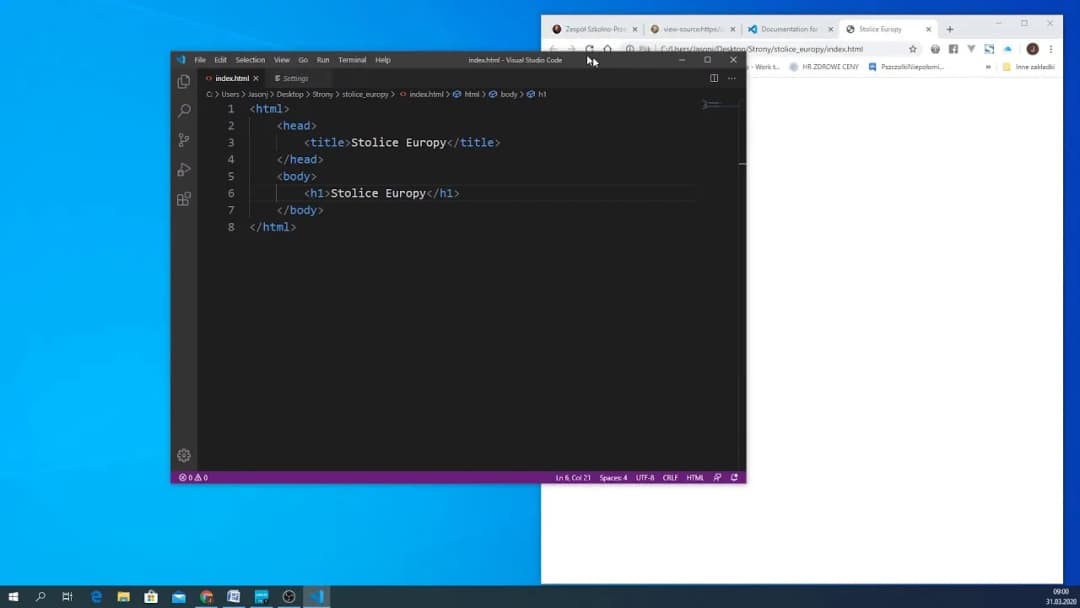 Jak łatwo zapisać stronę internetową w HTML i edytować ją lokalnie
