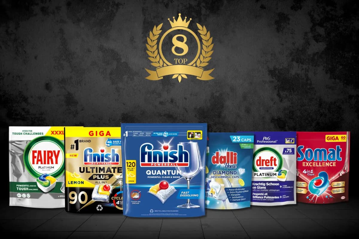 Najlepsze tabletki do zmywarki - ranking i test